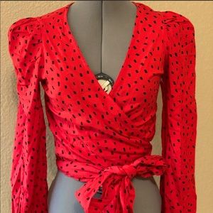 Billabong long sleeve blouse